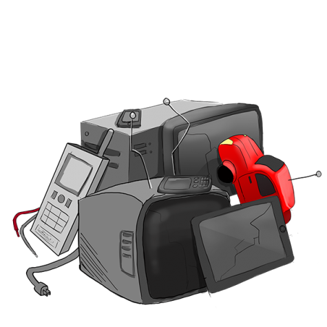 Erasing electronic waste