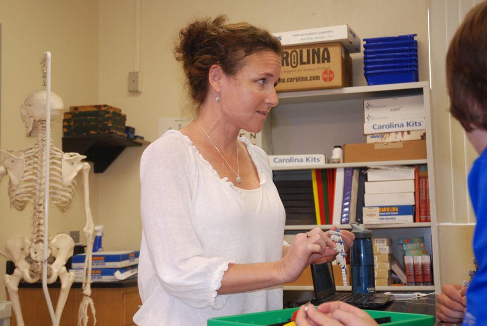 Paula Phillips teaches Honors Anatomy and Honors Biology.