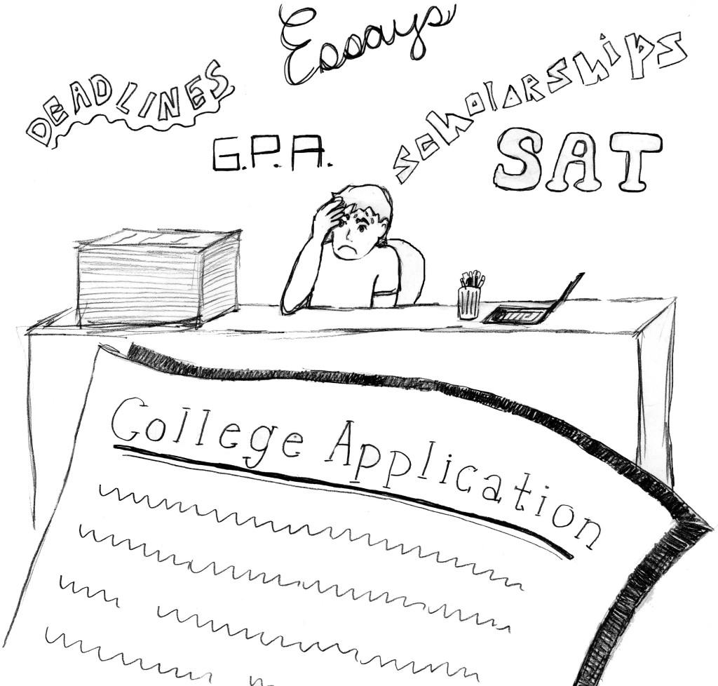 Stress for success in college admissions