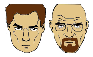 Walter White ends up on Dexter’s table