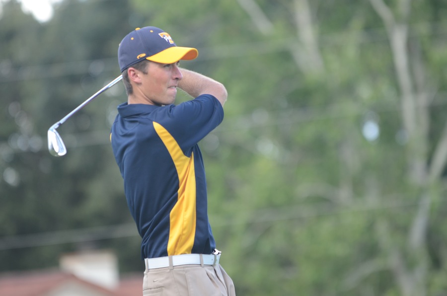 Timmy Hanzelko exits his final season in a Saints uniform for the Varsity Golf team.  Timmy has recently committed to Mercer University to play golf for the Bears. Hanzelko is top three for the boys and helped the team reach third in districts.
