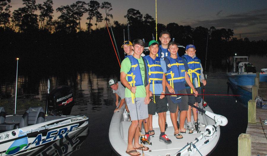The new fishing team plans on holding its first tournament in July. 