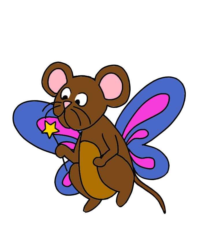 A tooth fairy mouse
