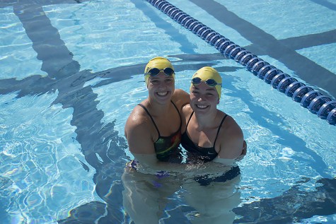 Girls swim team splashes into the record books
