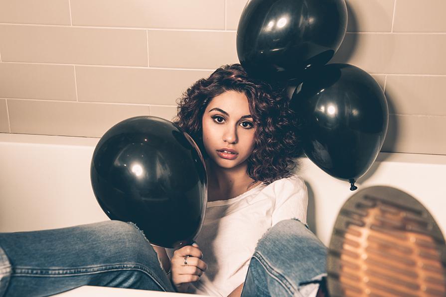 Alessia+Cara+poses+for+her+new+album.