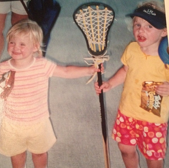 The Kienle sisters began playing lacrosse together at an early age.