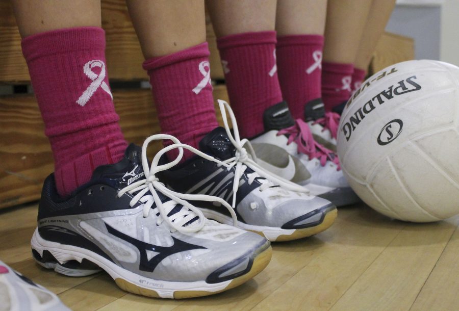 Trinity students often find creative ways to show support, such as wearing pink socks, shoelaces or hairbands.