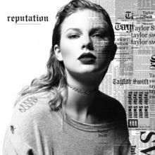 Cover of Taylor Swifts new upcoming album, Reputation.