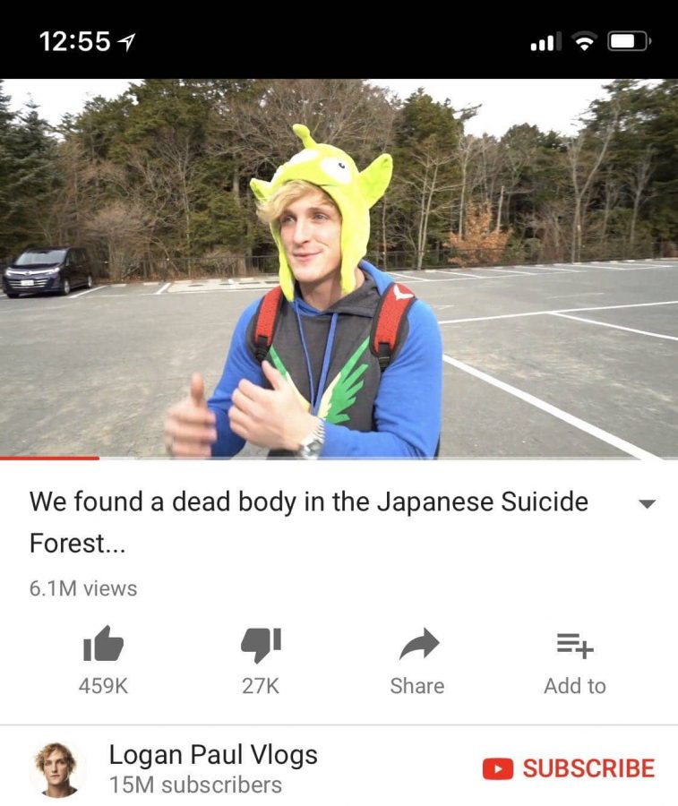 Logan Paul’s controversial suicide video generated intense backlash against his content. It gained 6.1 million views before being removed from YouTube.