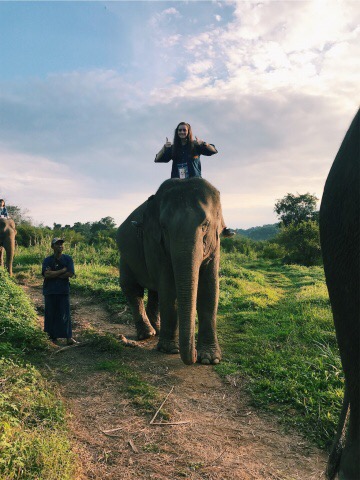 Albright has been on many adventures around the world. Between traveling with her family and with Overland, she has reached multiple destinations. In this photo, she is in Thailand.