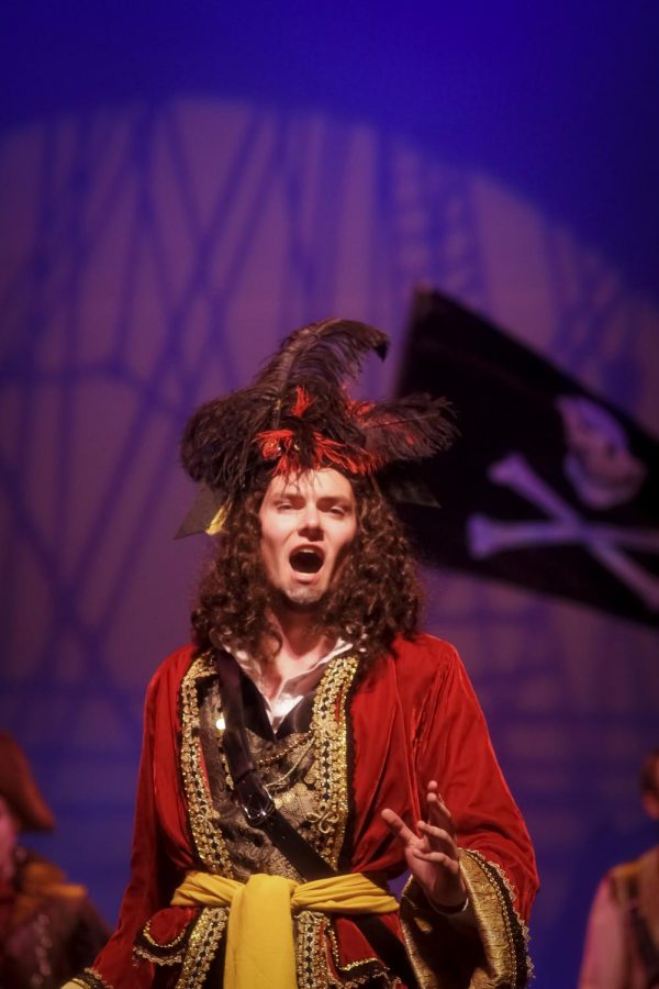 Senior Jonathan Gant stars as The Pirate King.