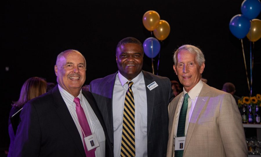 Jay St. John, Byron Lawson and Craig Maughan all attended the Golden Jubilee. In a video shown at the program, the three of them shared their thoughts about Trinity’s growth throughout the years.