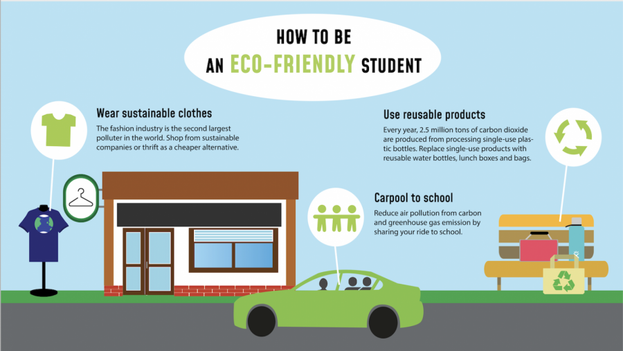 Sustainability doesn't have to be limited to the home. There are many simple ways to be environmentally friendly at school, too.