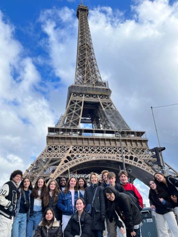 Freshman Elizabeth Carlin and fifteen other French students travel to France over Spring Break with Madame Spallone