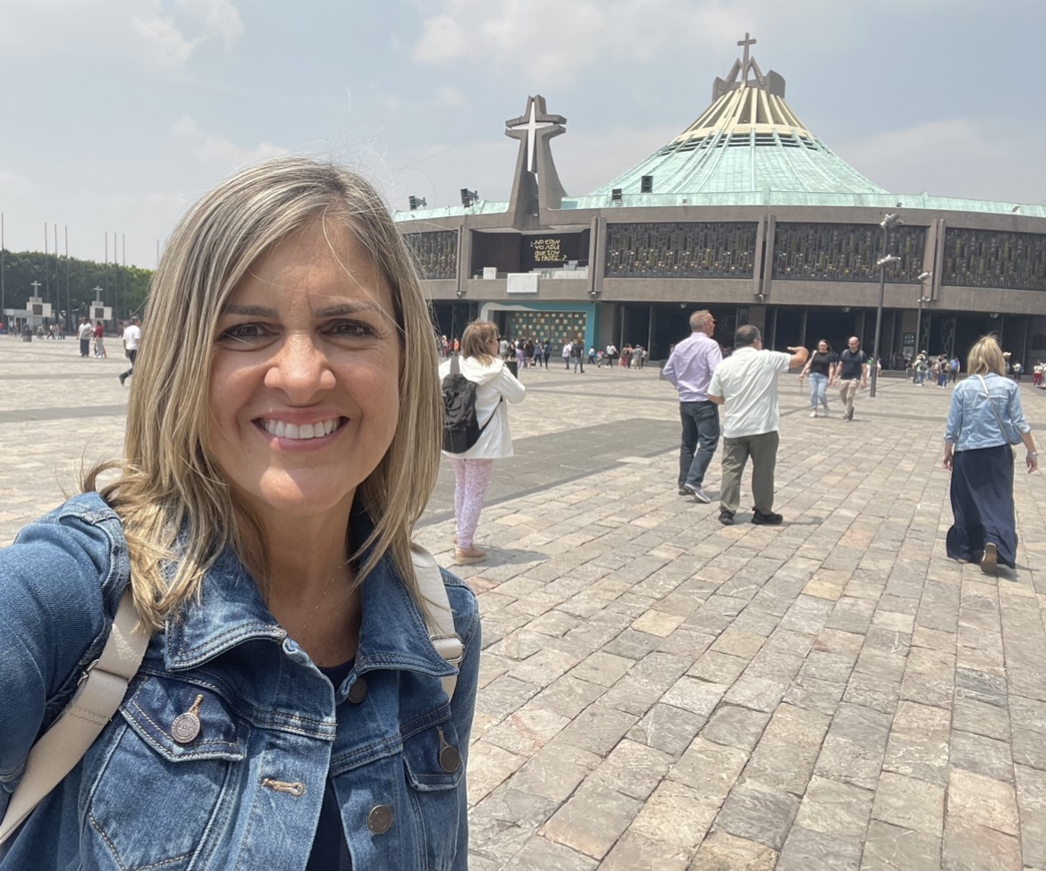 New language teacher Maria Gavilanes travels to the Basilica of Guadalupe in Mexico City.
