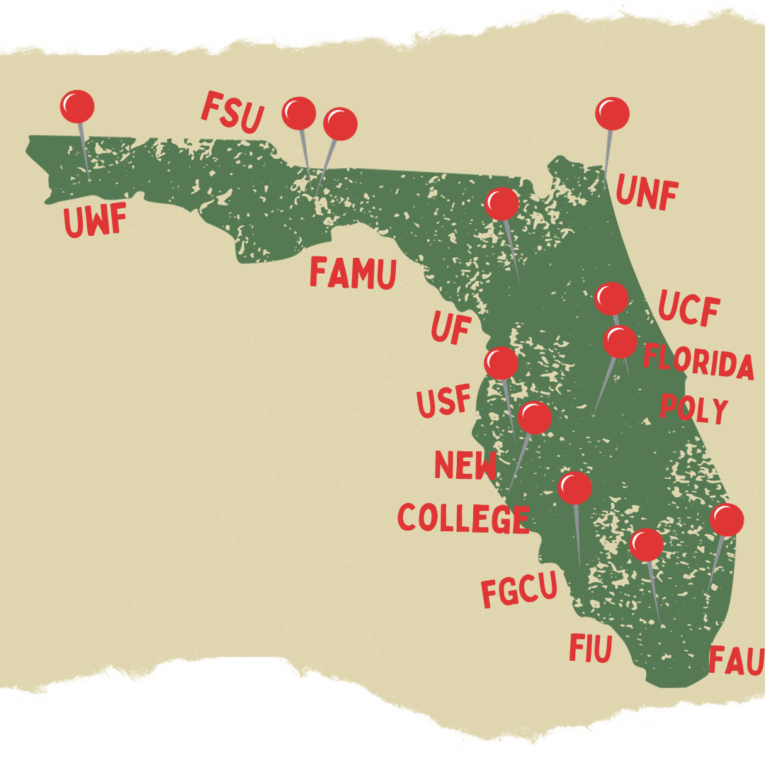 12 Florida public universities obligated to accept CLT for admissions and Bright Futures Scholarships