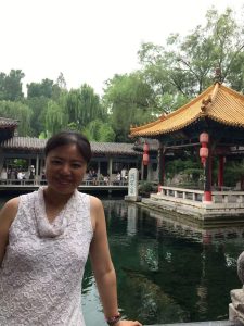 Yuanyuan Zhu posing for a picture in China, where she loves traveling to.
Photo by Yuanyuan Zhu, used with permission.